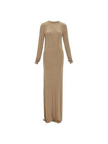 Saint Laurent Saint Laurent Viscose Knit Open Back Gown (view 2)