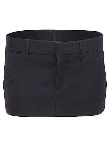 Dsquared2 Dsquared2 Virgin Wool Micro Mini Skirt (view 1)