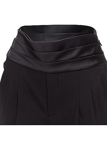 Saint Laurent Saint Laurent 2019 Wool High Waist Shorts (view 2)