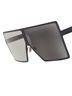 Saint Laurent 100% Metal Black Saint Laurent Rectangular Shield Sunglasses One size - photo 5