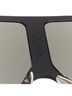 Saint Laurent 100% Metal Black Saint Laurent Rectangular Shield Sunglasses One size - photo 9