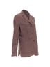Prada 100% Synthetic Brown Prada Twill Patch Pocket Jacket Size 10 - photo 4