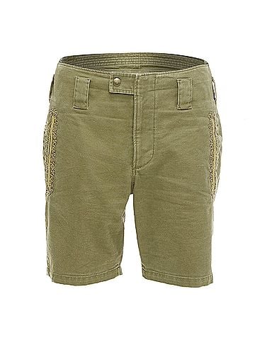 Saint Laurent Saint Laurent 2018 Cotton Military Shorts (view 1)