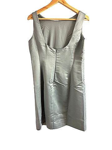 J.Crew Collection scoopback mini dress in satin Cocktail Dress (view 2)