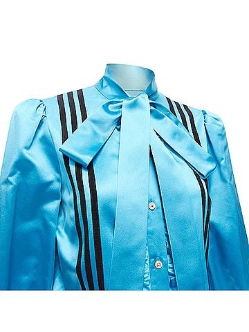 Gucci Gucci Adidas Silk Pussy Bow Blouse (view 2)