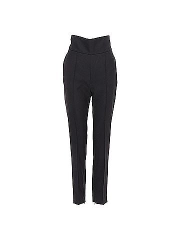 Alexandre Vauthier Alexandre Vauthier Wool Pleat Cropped Pants (view 1)