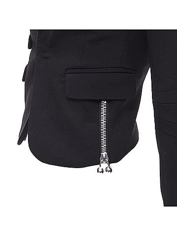 Dsquared2 Dsquared2 Piercing Zipper Cropped Blazer (view 2)