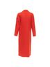 Maje 100% Wool Red Maje Wool Blend Long Coat Jacket Size 4 - photo 5