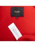 Maje 100% Wool Red Maje Wool Blend Long Coat Jacket Size 4 - photo 7
