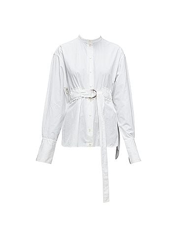 Céline Celine Cotton Belt Minimal Shirt (view 1)