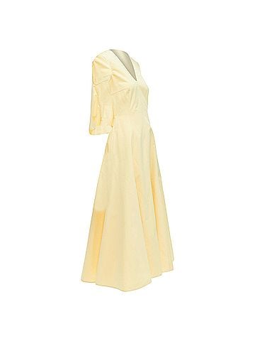 Jil Sander Jil Sander Cotton Silk Midi Dress (view 1)