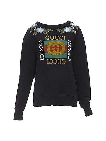 Gucci Gucci Loved Studded Distressed Sweatshirt (view 1)