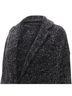 Theory 100% Wool Gray Theory Black Wool Robe Coat Size S - photo 2