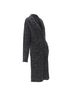 Theory 100% Wool Gray Theory Black Wool Robe Coat Size S - photo 3