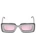 Gucci 100% Acetate Black Gucci Crystal Frame Rectangular Sunnies One size - photo 2