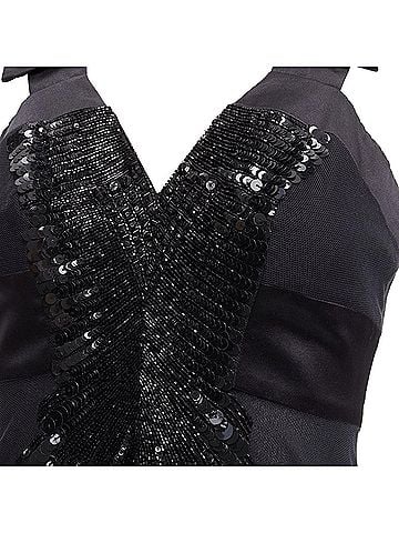 Versace Versace 2008 Sequins Bead Ruffle Strap Dress (view 2)
