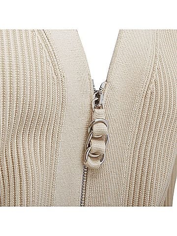 Hermès Hermes Silk Ribbed Crop Cardigan (view 2)