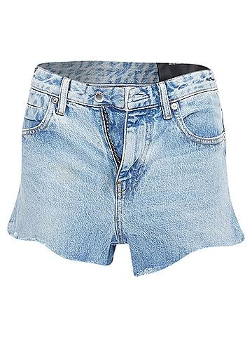 Alexander Wang Alexander Wang Bite Zip Denim Hot Pants (view 2)