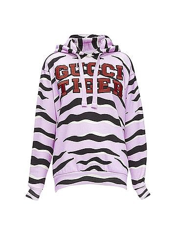 Gucci Gucci Tiger Cotton Embroidery Hoodie (view 1)