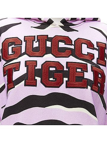 Gucci Gucci Tiger Cotton Embroidery Hoodie (view 2)
