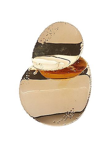 Céline Celine Gold Hammer Petal Pin Earrings (view 1)