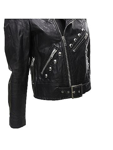 Saint Laurent Saint Laurent 2014 Leather Studded Jacket (view 2)