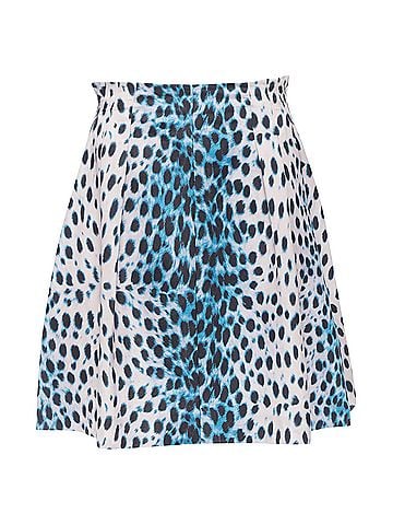 Christian Dior Christian Dior Leopard A-Line Skirt (view 1)