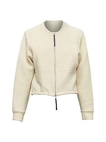 MARNI Marni Cotton Leather Zip Bomber Jacket (view 1)