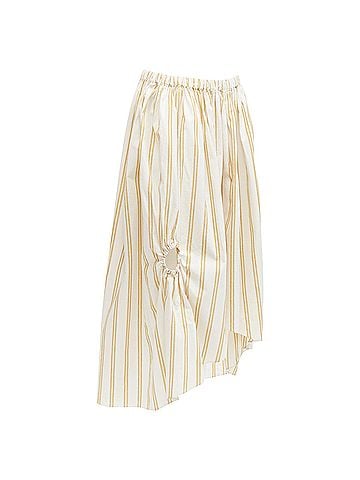 Oscar De La Renta Oscar De La Renta Cotton Linen Balloon Skirt (view 1)