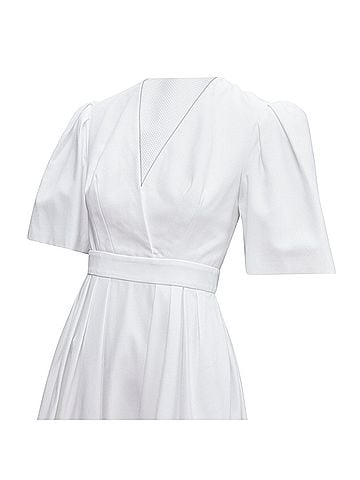 Alexander McQueen Alexander Mcqueen Bell Sleeve Midi Dress (view 2)