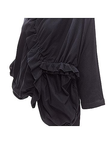 MARNI Marni 100% Cotton Ruffle Boxy Top (view 2)