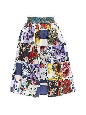 Dolce & Gabbana Dolce Gabbana Patchwork Brocade Skirt (view 1)