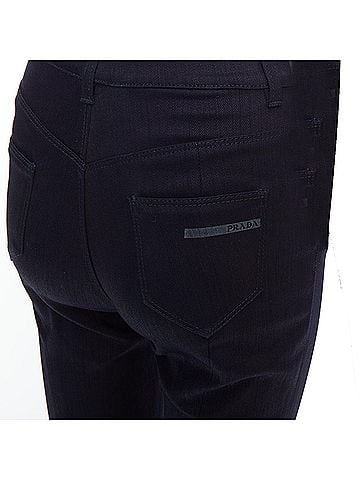 Prada Prada Cotton Blend Logo Fit Flare Jeans (view 2)