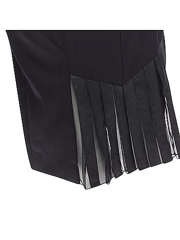 Alexander Wang Alexander Wang Corset Strapless Leather Dress (view 2)