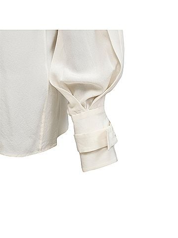Tom Ford Tom Ford White Silk Trench Jacket (view 2)