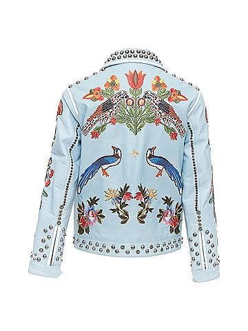 Gucci Gucci 2016 Embroidered Studded Jacket (view 2)