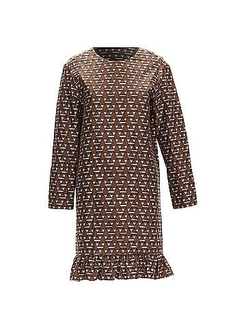 MARNI Marni Geometric Jacquard Frill Dress (view 1)