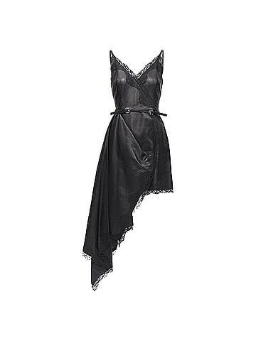 Alexander McQueen Alexander Mcqueen 2022 Leather Wrap Dress (view 1)