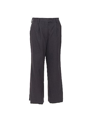 Prada Prada 2022 Wool Pleated Wide Crop Pants (view 1)