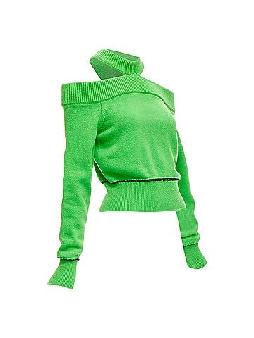 Alexander McQueen Alexander Mcqueen 2022 Wool Cold Shoulder Sweater (view 1)