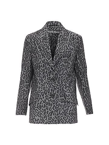 Miu Miu Miu Miu 2019 Wool Mohair Blazer Jacket (view 1)