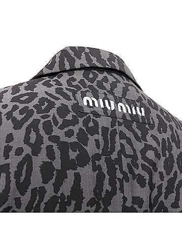 Miu Miu Miu Miu 2019 Wool Mohair Blazer Jacket (view 2)