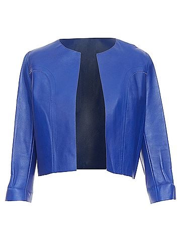 MARNI Marni Lamb Leather Rounded Jacket (view 1)