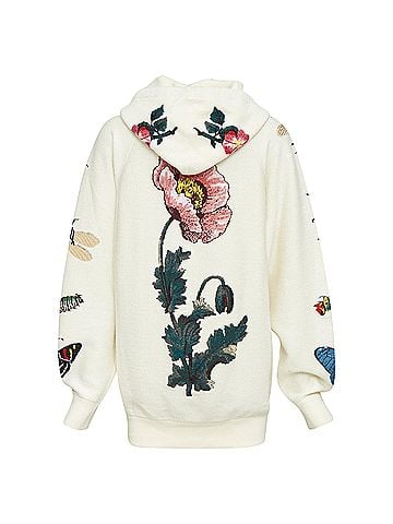 Gucci Gucci 2017 Wool Cotton Embroidered Hoodie (view 2)