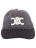 Céline 100% Wool Gray Celine Triomphe Wool Baseball Cap One size - photo 2