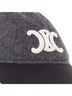Céline 100% Wool Gray Celine Triomphe Wool Baseball Cap One size - photo 6
