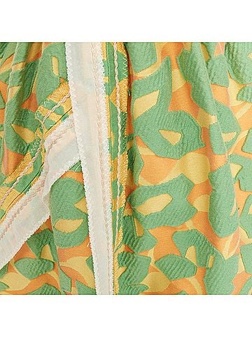 Prada Prada 2015 Raw Edge Brocade Patchwork Dress (view 2)