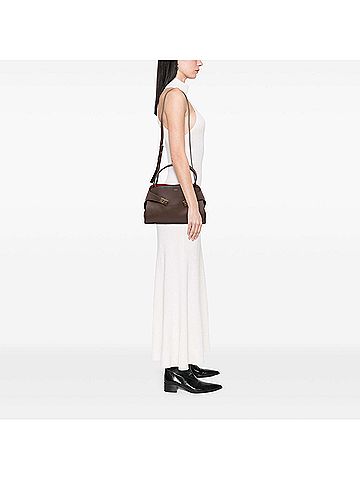 Salvatore Ferragamo Medium Bicolor Calfskin Hug Satchel (view 2)