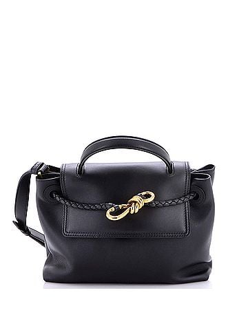 Bottega Veneta Ciao Ciao Top Handle Bag Leather with Intrecciato Detail Small (view 1)