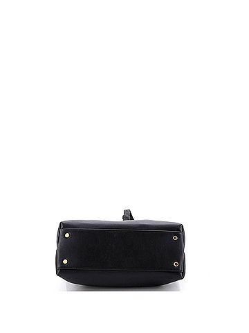 Bottega Veneta Ciao Ciao Top Handle Bag Leather with Intrecciato Detail Small (view 2)
